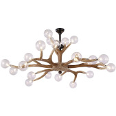 IQ2264 22 LIGHTS RETRO RESIN ANTLER CHANDELIER